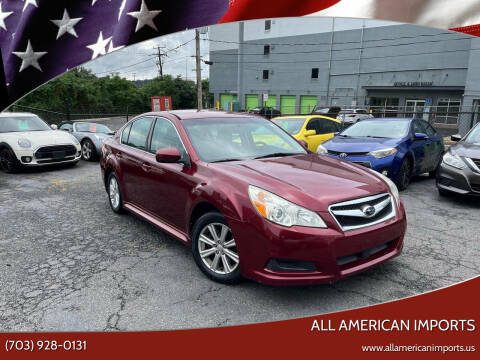 2011 Subaru Legacy for sale at All American Imports in Alexandria VA