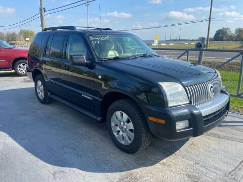 2007 Mercury Mountaineer for sale at HEDGES USED CARS in Carleton MI