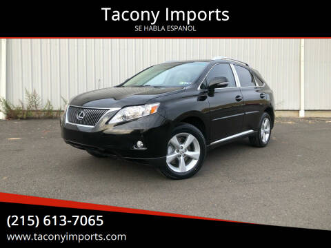 2012 Lexus RX 350 for sale at Tacony Imports in Philadelphia PA
