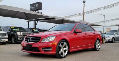 2014 Mercedes-Benz C-Class for sale at Elite Motors in El Paso TX