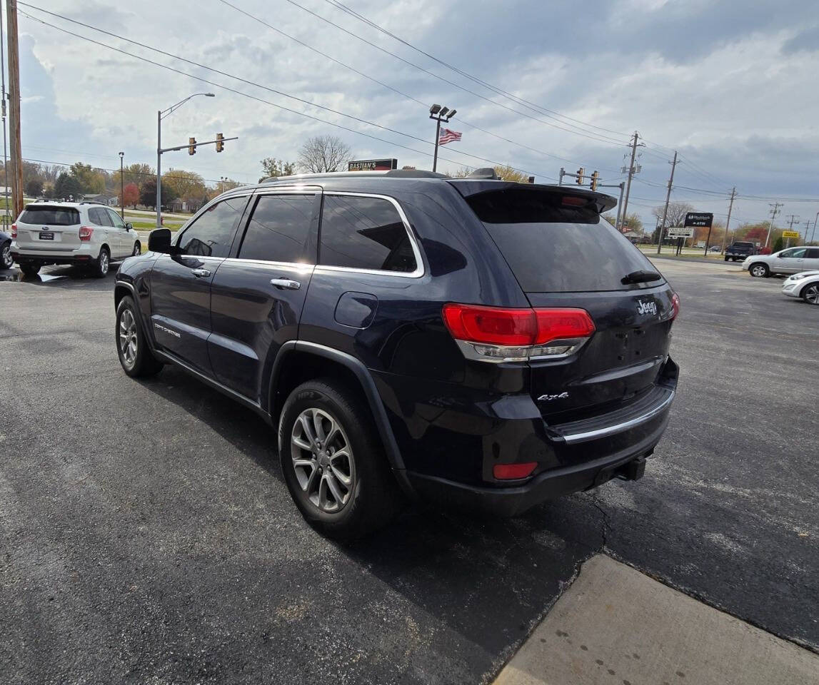 2015 Jeep Grand Cherokee for sale at Bastian s Auto Outlet in Coal Valley, IL