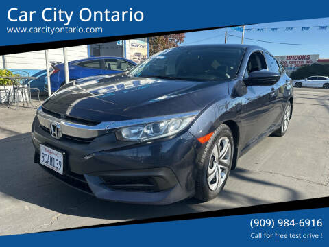 2018 Honda Civic for sale at Car City Ontario in Ontario CA