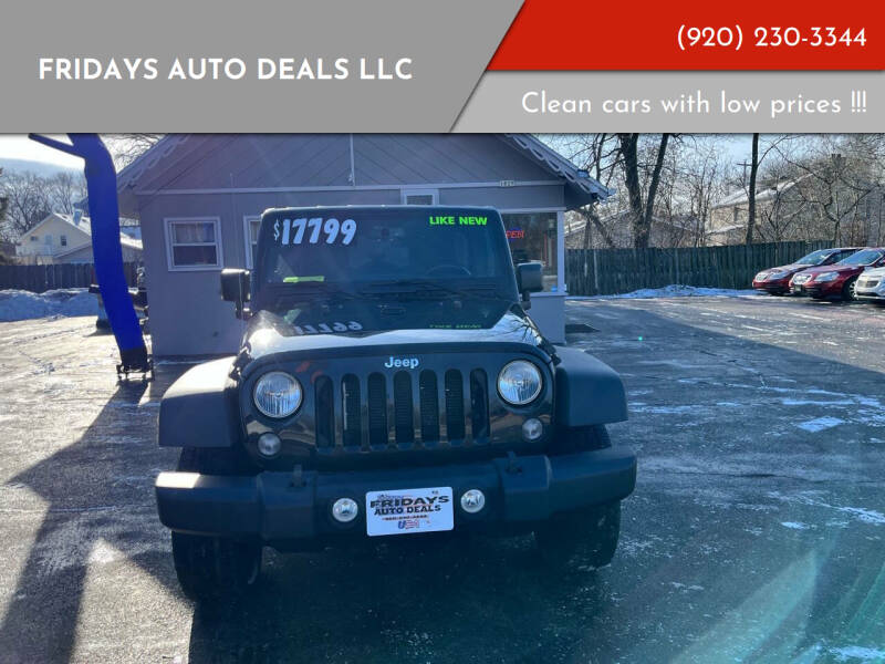 2014 Jeep Wrangler Unlimited for sale at Fridays Auto Deals LLC in Oshkosh WI