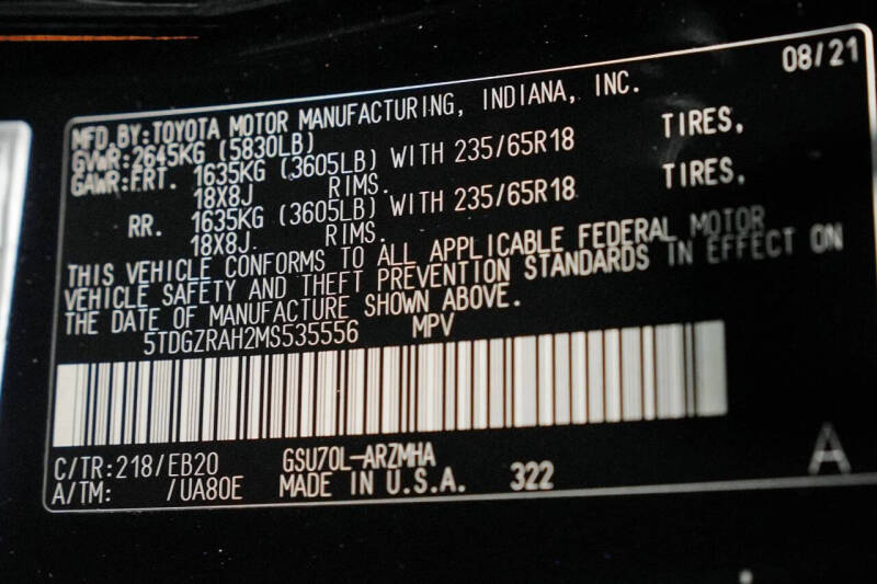 2021 Toyota Highlander XLE