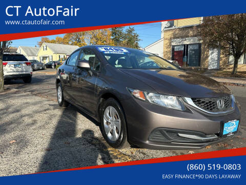 2013 Honda Civic for sale at CT AutoFair in West Hartford CT