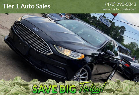 2017 Ford Fusion for sale at Tier 1 Auto Sales in Gainesville GA