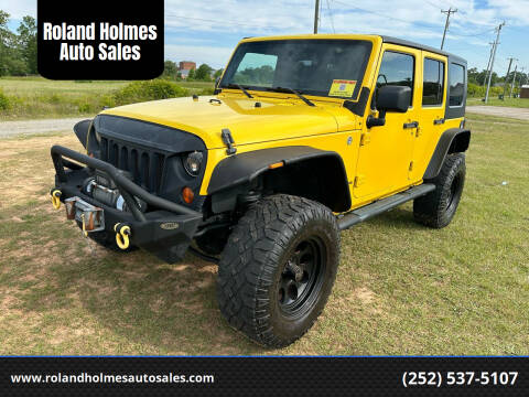 2009 Jeep Wrangler Unlimited for sale at Roland Holmes Auto Sales in Roanoke Rapids NC