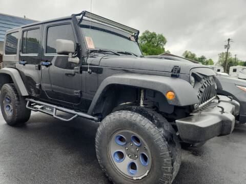 2015 Jeep Wrangler Unlimited for sale at COLONIAL AUTO SALES in North Lima OH