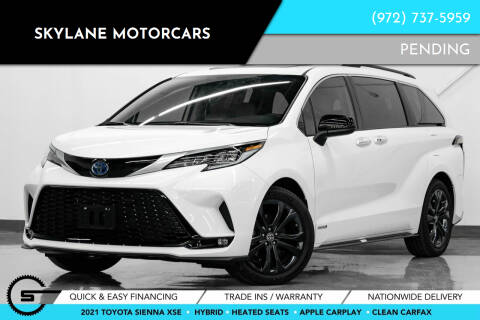 2021 Toyota Sienna for sale at Skylane Motorcars in Carrollton TX