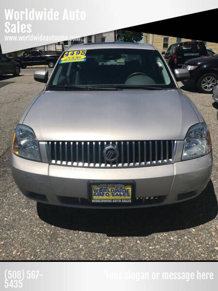 2006 Mercury Montego for sale at Worldwide Auto Sales in Fall River MA