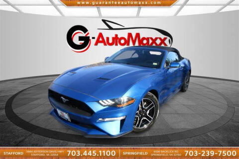 2018 Ford Mustang for sale at Guarantee Automaxx in Stafford VA