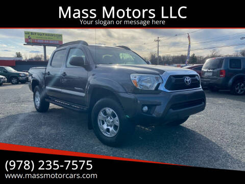 2013 Toyota Tacoma for sale at Mass Motors LLC in Worcester MA