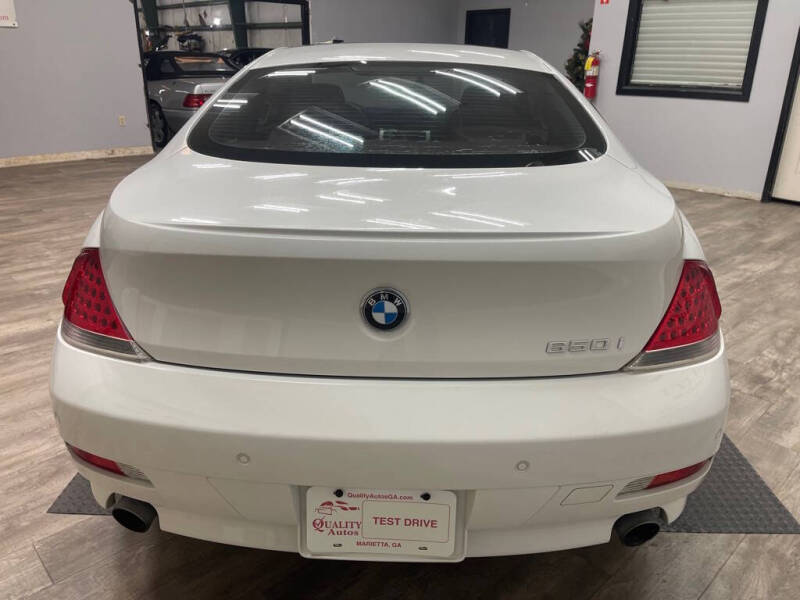 2007 BMW 6 Series 650i