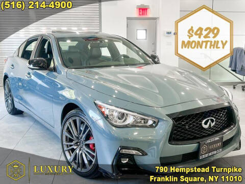 2021 Infiniti Q50 for sale at LUXURY MOTOR CLUB in Franklin Square NY