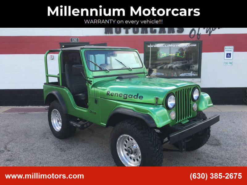 1978 Jeep CJ-5 for sale at Millennium Motorcars in Yorkville IL