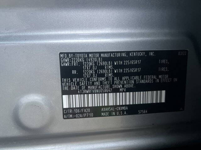 2022 Toyota RAV4 Hybrid XLE