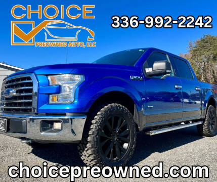 2015 Ford F-150 for sale at CHOICE PRE OWNED AUTO LLC in Kernersville NC