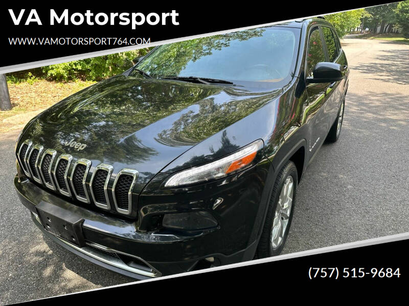 2015 Jeep Cherokee for sale at VA Motorsport in Chesapeake VA