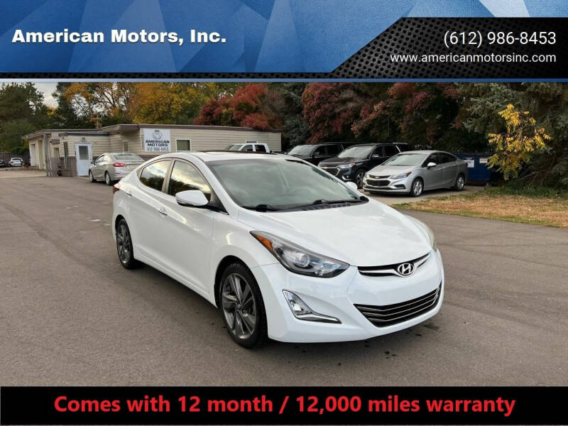 2014 Hyundai Elantra for sale at American Motors, Inc. in Farmington MN