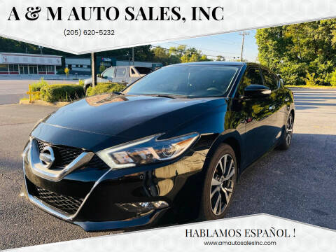 2017 Nissan Maxima for sale at A & M Auto Sales, Inc in Alabaster AL