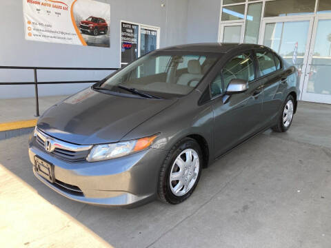 2012 Honda Civic for sale at Vision Auto Sales in Sacramento CA
