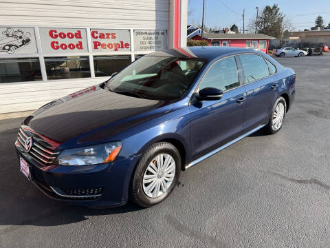 2014 Volkswagen Passat for sale at Good Cars Good People in Salem OR