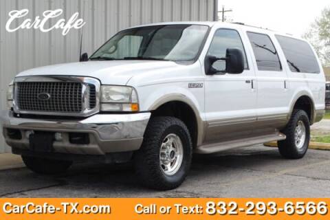 2002 Ford Excursion for sale at CAR CAFE LLC in Houston TX