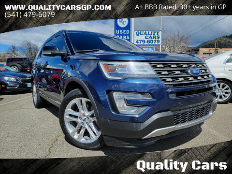 2016 Ford Explorer for sale at Quality Cars in Grants Pass OR