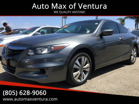 2012 Honda Accord for sale at Auto Max of Ventura in Ventura CA
