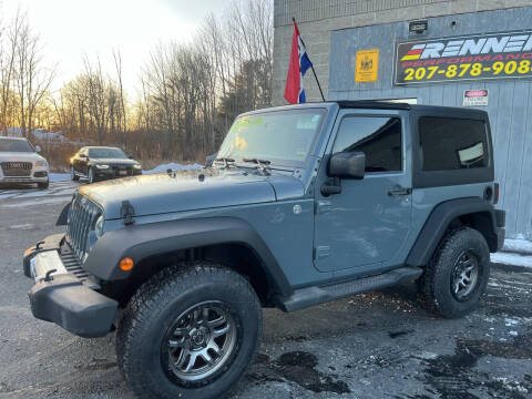 2015 Jeep Wrangler for sale at Rennen Performance in Auburn ME