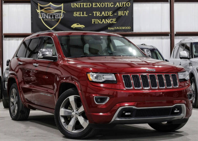 2014 Jeep Grand Cherokee for sale at United Exotic Auto in Houston TX