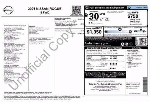 2021 Nissan Rogue S