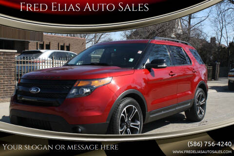 2015 Ford Explorer for sale at Fred Elias Auto Sales in Center Line MI