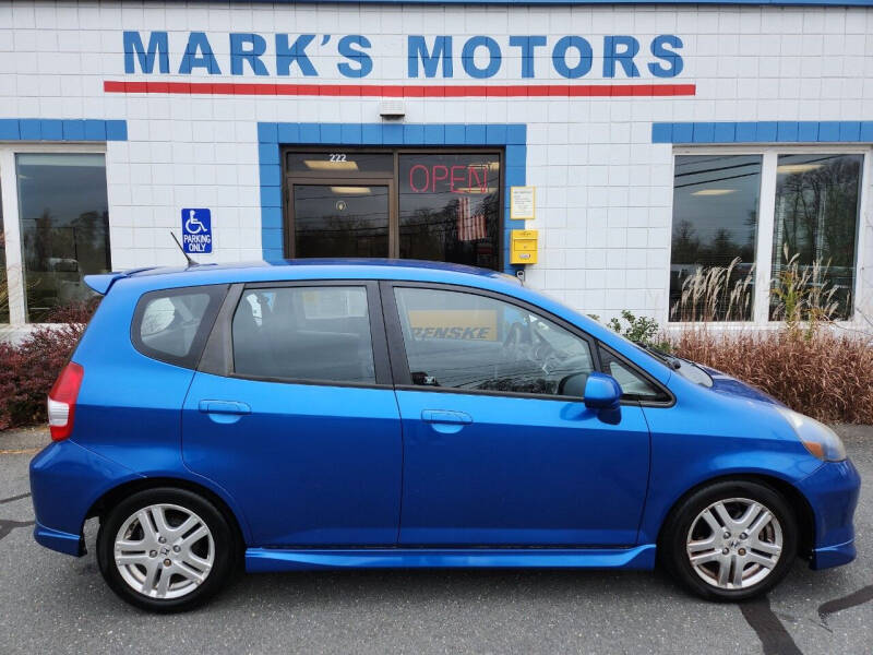 2007 Honda Fit for sale at Mark's Motors in Northampton MA