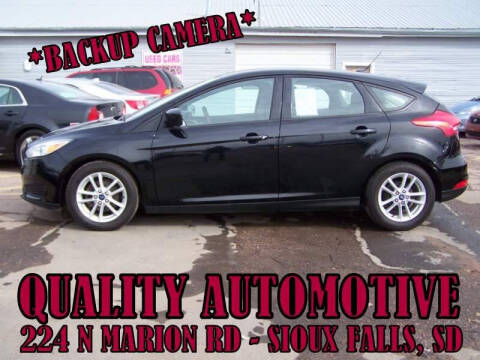 2018 Ford Focus for sale at Quality Automotive in Sioux Falls SD