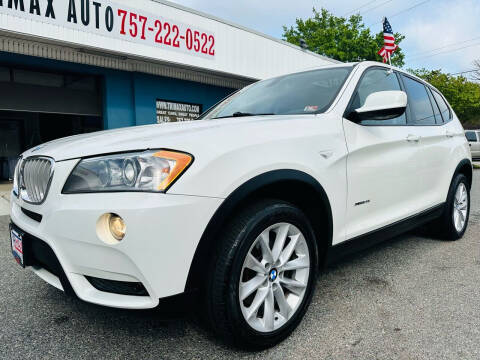 2013 BMW X3 for sale at Trimax Auto Group in Norfolk VA