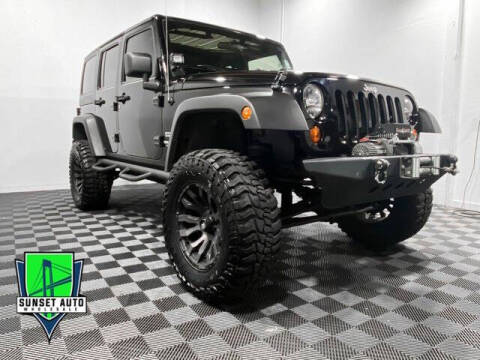 2012 Jeep Wrangler Unlimited for sale at Sunset Auto Wholesale in Tacoma WA