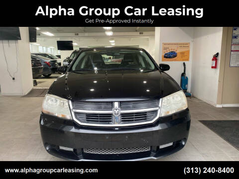 2010 Dodge Avenger for sale at Alpha Group Car Leasing in Redford MI
