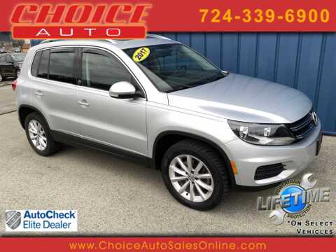 2017 Volkswagen Tiguan for sale at CHOICE AUTO SALES in Murrysville PA