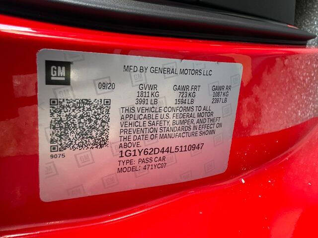 2020 Chevrolet Corvette Stingray