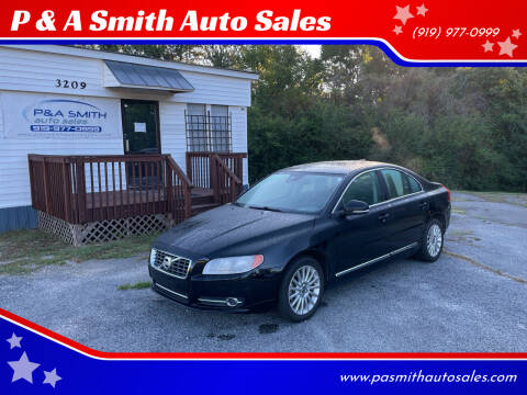 2012 Volvo S80 for sale at P & A Smith Auto Sales in Garner NC