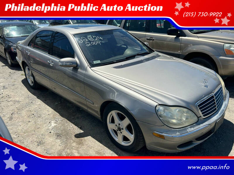 2004 Mercedes-Benz S-Class for sale at Philadelphia Public Auto Auction in Philadelphia PA