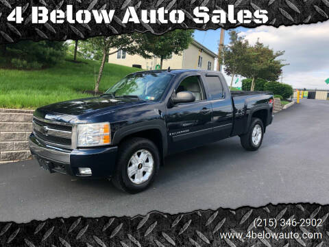 2007 Chevrolet Silverado 1500 for sale at 4 Below Auto Sales in Willow Grove PA