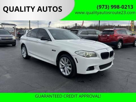 2013 BMW 5 Series for sale at QUALITY AUTOS in Hamburg NJ