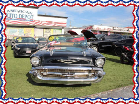 1957 Chevrolet Bel Air for sale at American Auto Depot in Modesto CA