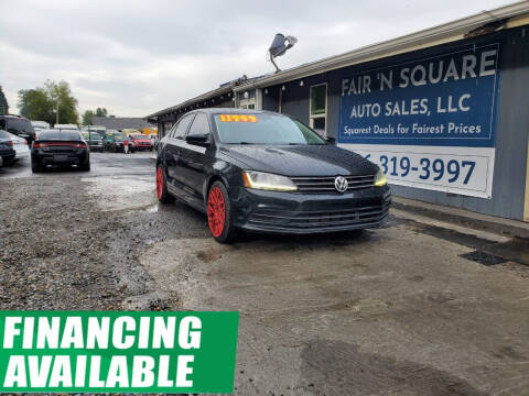 2018 Volkswagen Jetta for sale at Fair 'N Square Auto Sales, LLC in Auburn WA