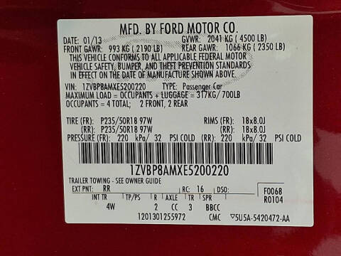 2014 Ford Mustang V6 Premium