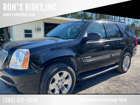 2007 GMC Yukon for sale at RON'S RIDES,INC in Bunnell FL