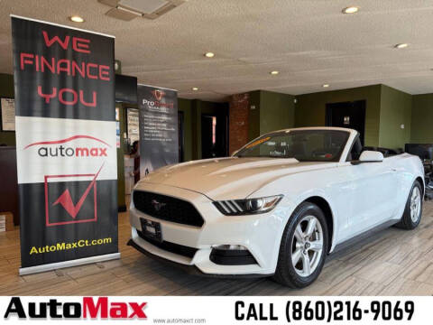 2016 Ford Mustang for sale at AutoMax in West Hartford CT