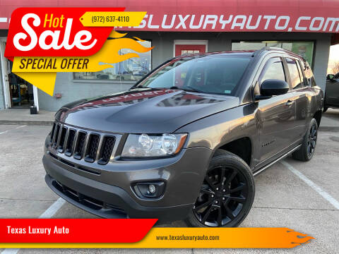 2014 Jeep Compass for sale at Texas Luxury Auto in Cedar Hill TX